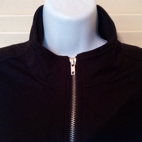 Soft and Comfortable Quality Zip Up Black Cardigan Jacket Large 12-14 - Picture 3 of 4